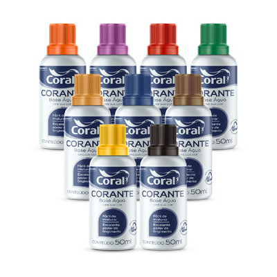 Coral Corante Base Água