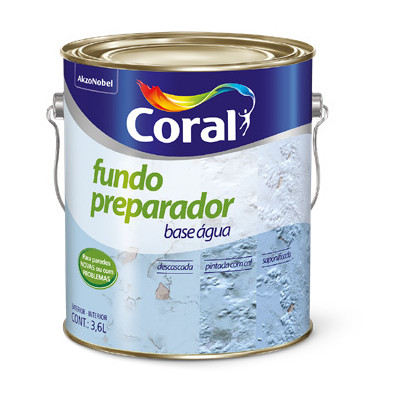 Coral Fundo Preparador Base Água