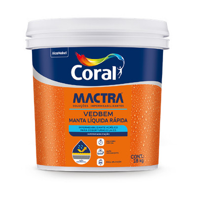 Coral Mactra Vedbem Manta Líquida Rápida