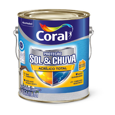 Coral Proteção Sol & Chuva Acrílico Total