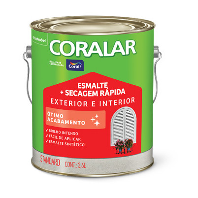 Coralar Esmalte + Secagem Rápida