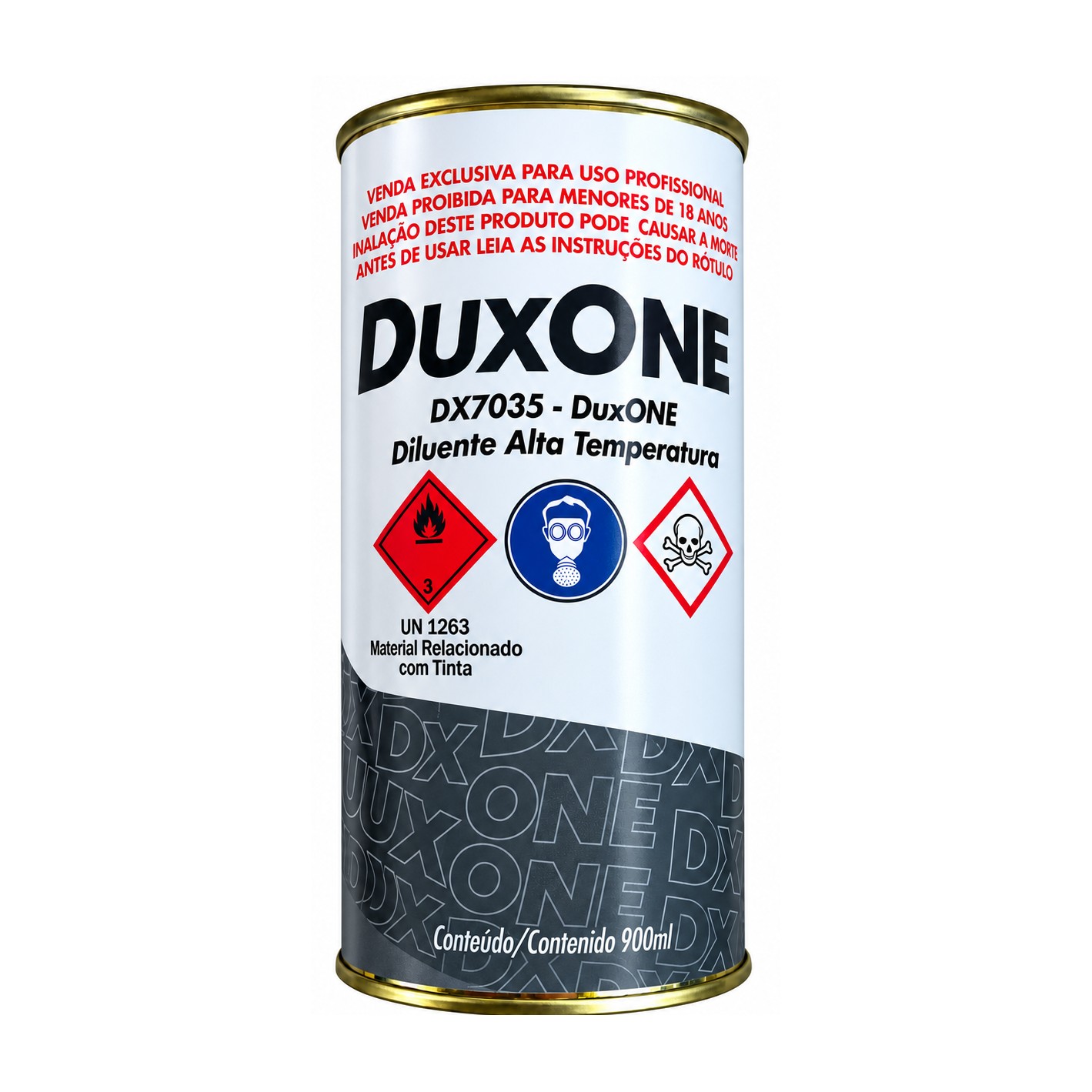 DuxONE DX7035 Diluente Alta Temperatura — 900 ml e 5 L