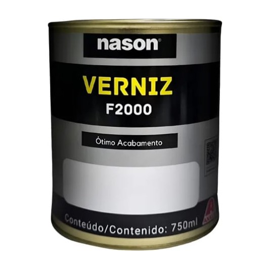 Nason F2000 Verniz PU + Catalisador — Kit 900 ml